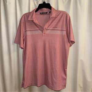 Travis Mathew Dusty Rose Polo Shirt